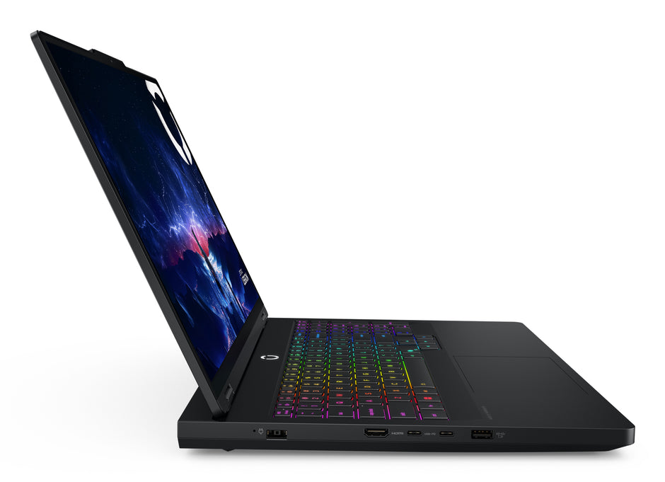 NOTEBOOK LENOVO LEGION PRO 5 ULTRA 7 255HX, 32GB RAM, 1TB SSD, 16.0 WQXGA OLED 165HZ, RTX 5060 8GB, ECLIPSE BLACK, WIFI 7, TASTIERA RGB, FREEDOS  PN:83F3006RIX