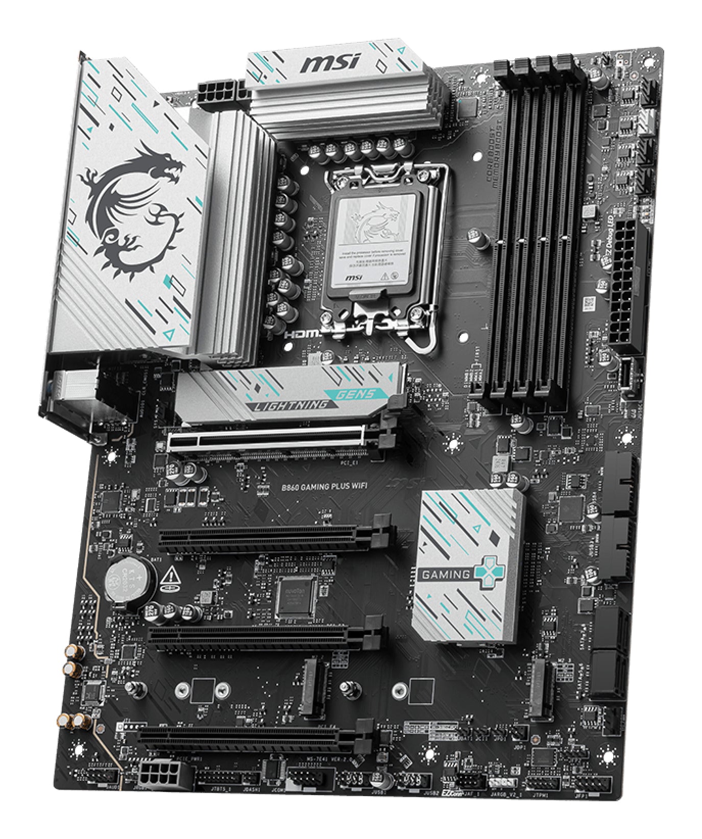 MOTHERBOARD MSI SK-1851 B860 GAMING PLUS WIFI DDR5