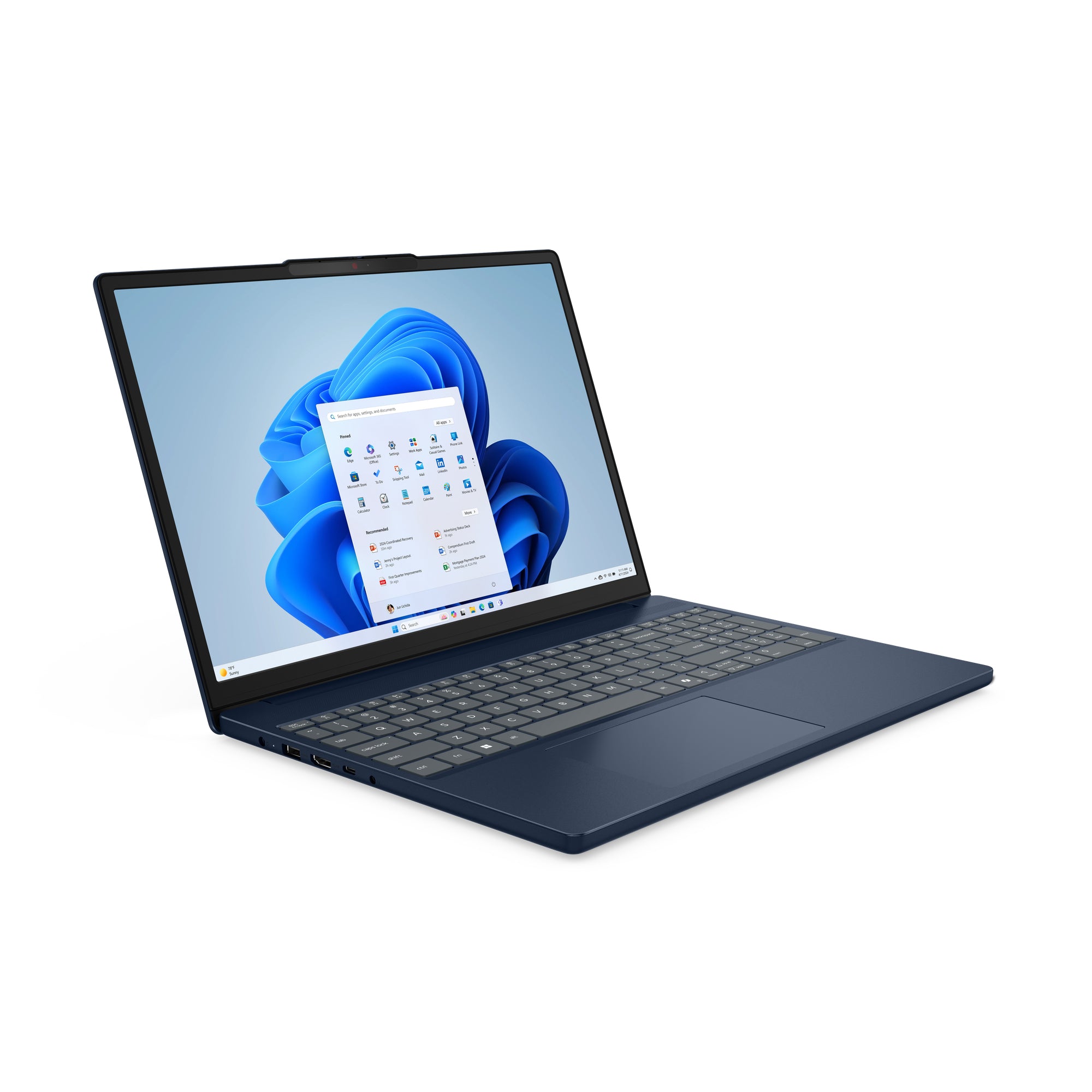 NOTEBOOK LENOVO IDEAPAD SLIM 3, CPU I7-13620H, 16GB RAM DDR5, 1TB SSD, 15.3 WUXGA IPS, FREEDOS, COSMIC BLUE, TASTIERA RETROILLUMINATA PN:83K100T6IX