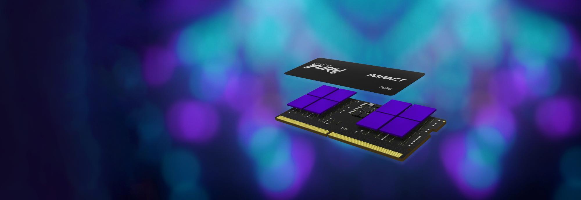 SO-DIMM DDR5 16GB 6400MHZ FURY IMPACT CL38 KINGSTON PN:KF564S38IB-16