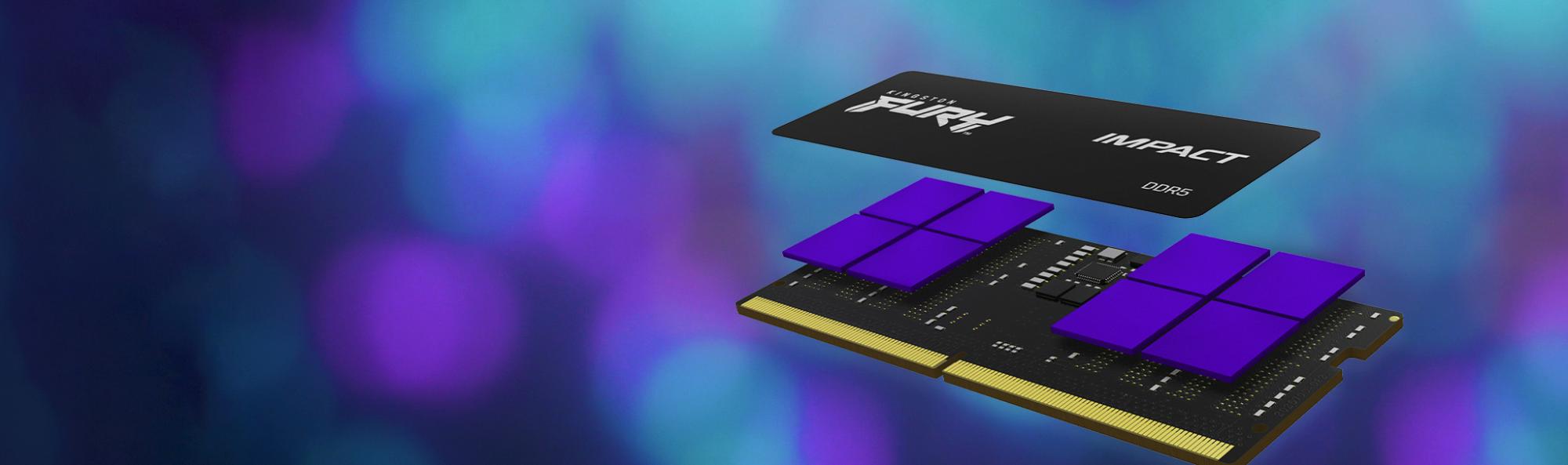 SO-DIMM DDR5 16GB 6400MHZ FURY IMPACT CL38 KINGSTON PN:KF564S38IB-16