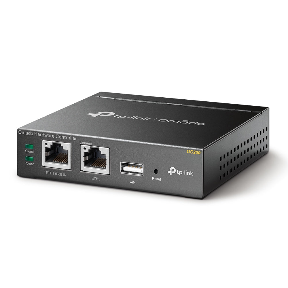 CONTROLLER CLOUD TP-LINK OC200 OMADA, 2 PORTE 10/100,+ 1 PORTA USB2.0