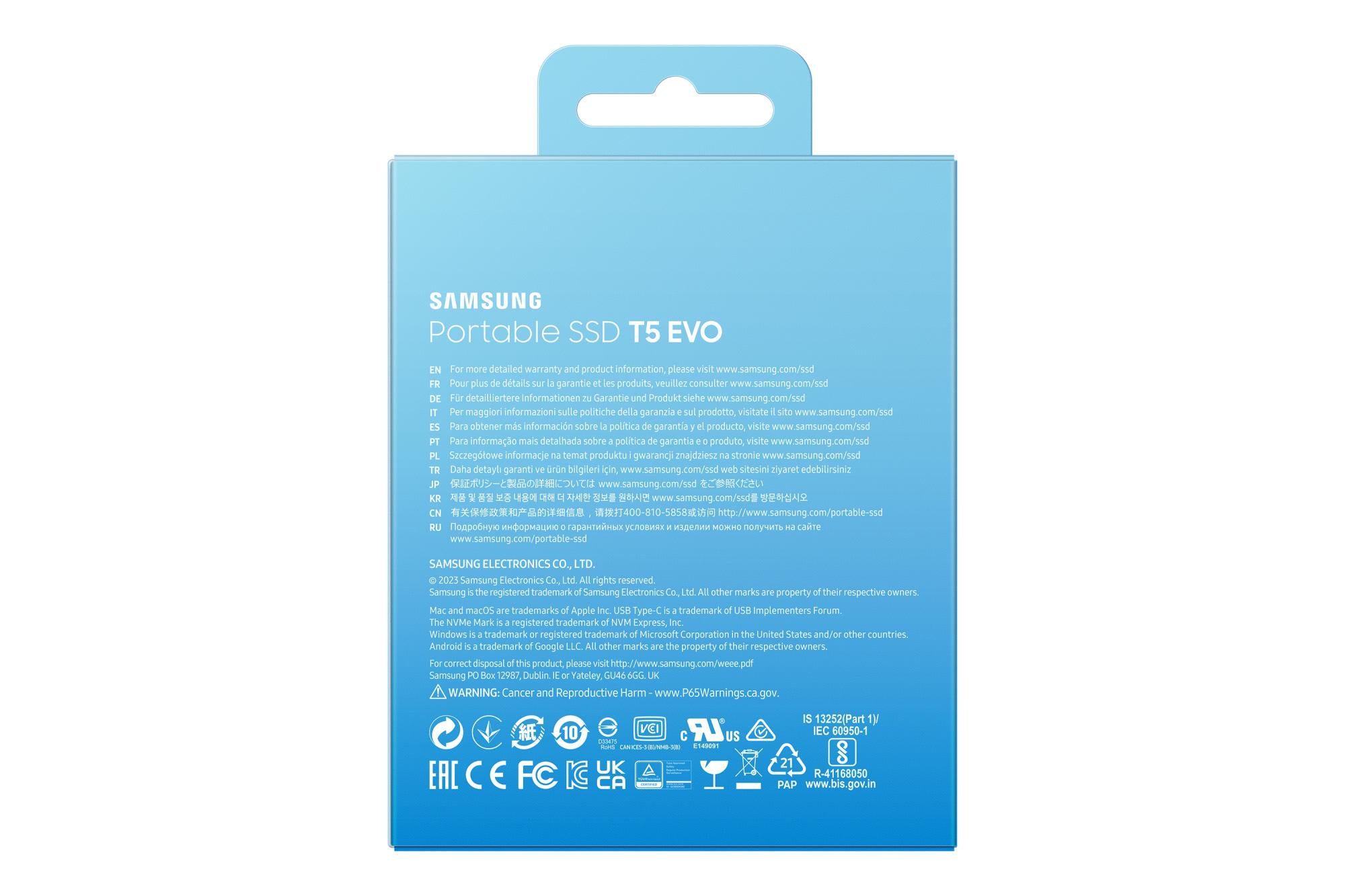 SSD ESTERNO 2TB SAMSUNG MU-PH2TOS-EU