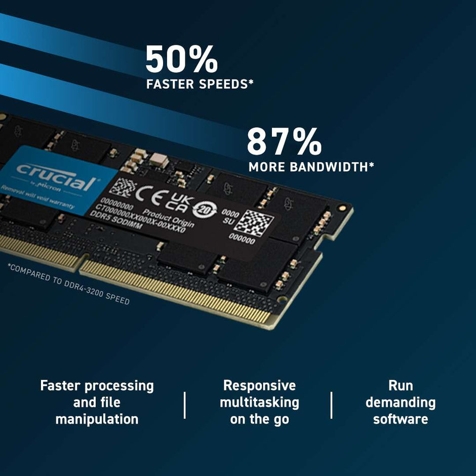SO-DIMM DDR5 16GB 5600 CRUCIAL CT16G56C46S5