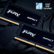 SO-DIMM DDR5 16GB 6400MHZ FURY IMPACT CL38 KINGSTON PN:KF564S38IB-16