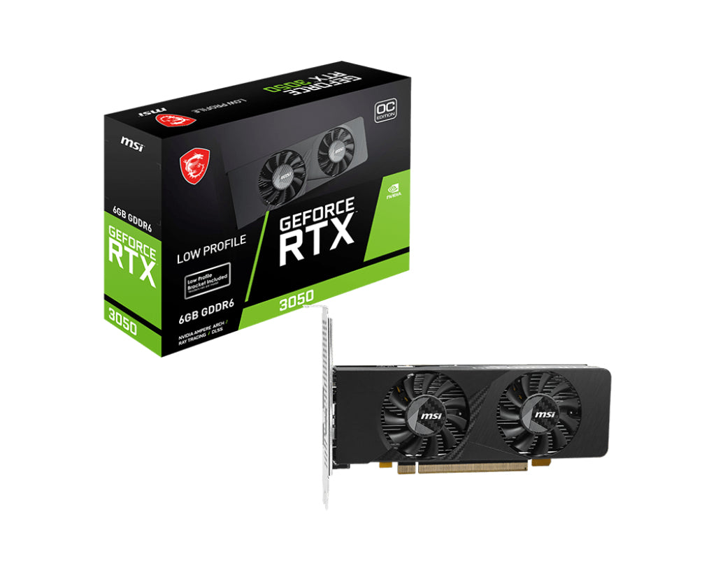 SCHEDA VIDEO MSI RTX 3050 6GB LOW PROFILE OC