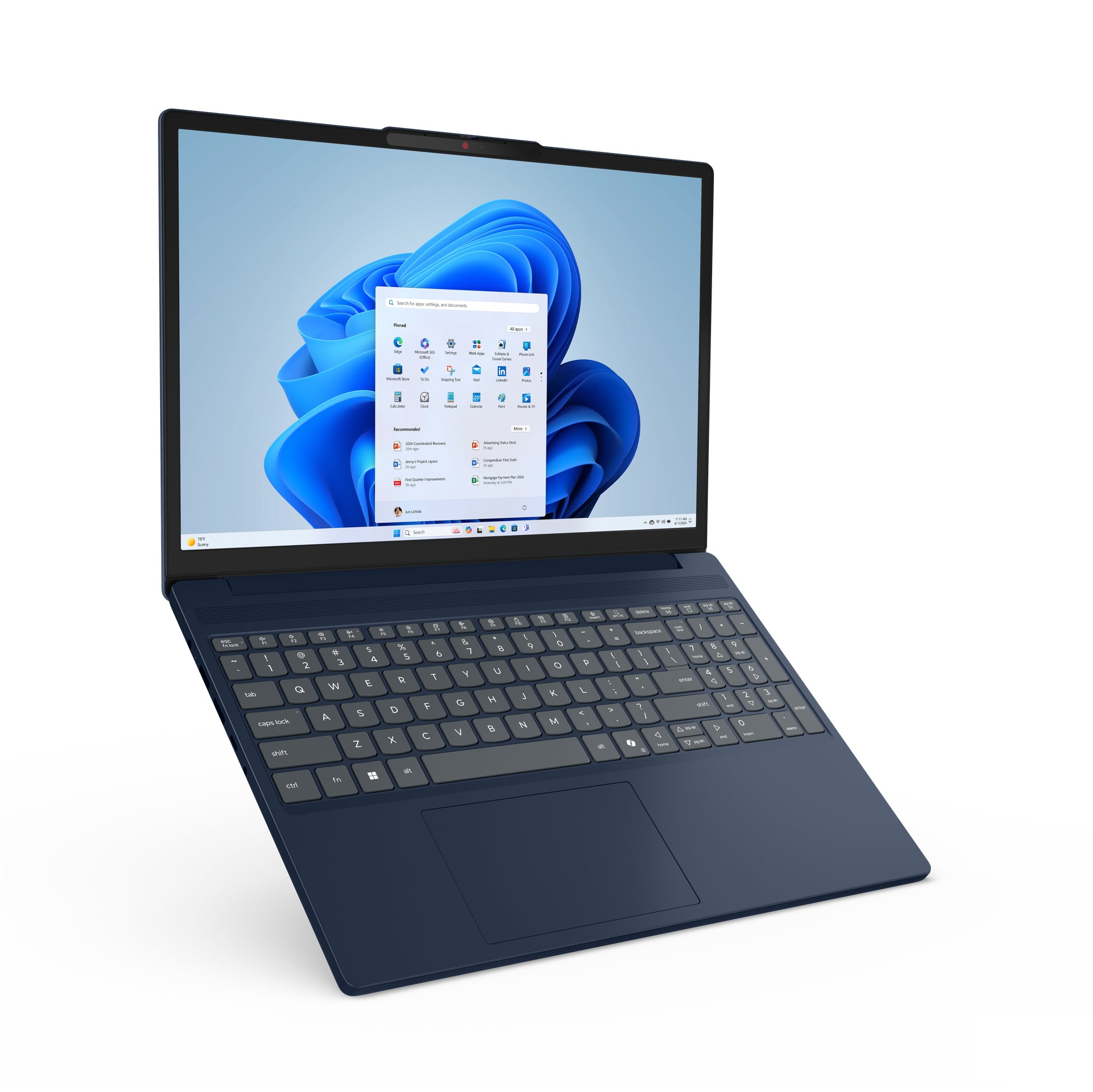 NOTEBOOK LENOVO IDEAPAD SLIM 3, CPU I7-13620H, 16GB RAM DDR5, 1TB SSD, 15.3 WUXGA IPS, FREEDOS, COSMIC BLUE, TASTIERA RETROILLUMINATA PN:83K100T6IX