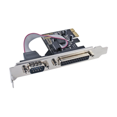 SCHEDA PCI-E CON 1 PORTA SERIALE + 1 PORTA PARALLELA