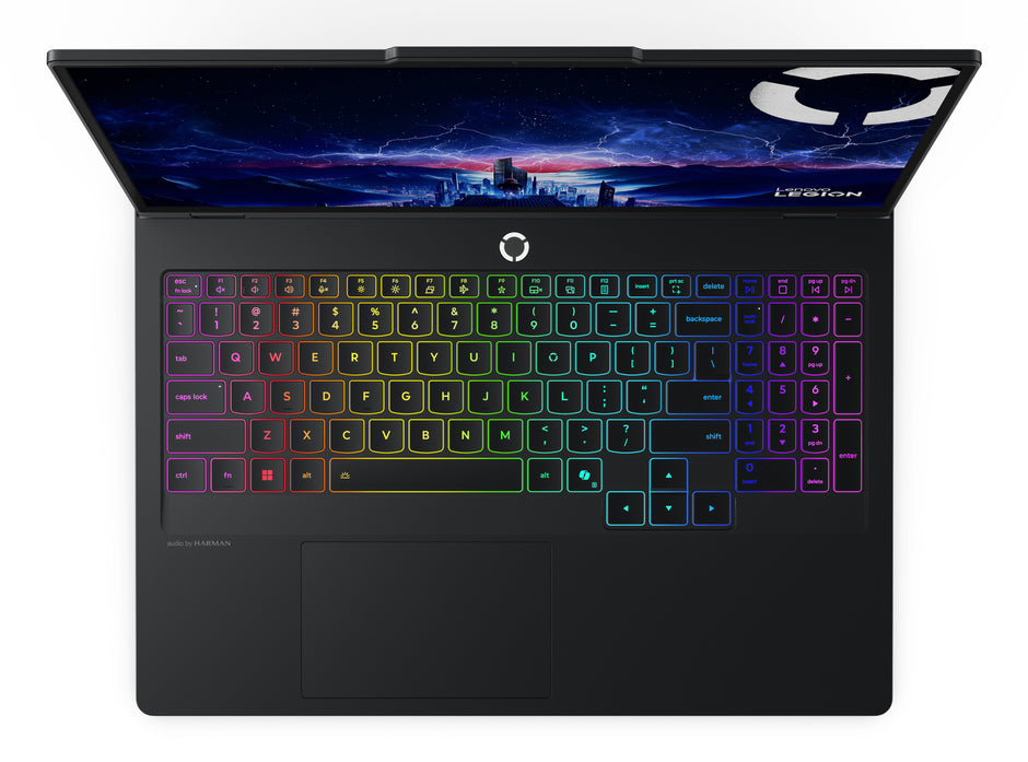 NOTEBOOK LENOVO LEGION PRO 5 ULTRA 7 255HX, 32GB RAM, 1TB SSD, 16.0 WQXGA OLED 165HZ, RTX 5060 8GB, ECLIPSE BLACK, WIFI 7, TASTIERA RGB, FREEDOS  PN:83F3006RIX