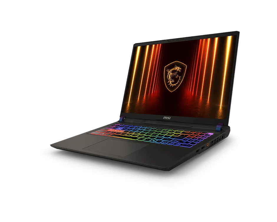 NOTEBOOK MSI VECTOR 16 HX AI A2XW, ULTRA 9 275HX, RAM 32GB DDR5, SSD 1TB SSD, NVIDIA GEFORCE  RTX 5070TI 12GB GDDR7, DISPLAY 16.0 QHD+ 240HZ IPS, TASTIERA RGB, WIFI 7, WINDOWS 11 HOME, PN:A2XWHG-427IT