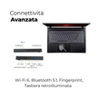 NOTEBOOK ACER  RYZEN7 7735HS 16GB RAM 1TB SSD RTX 4050 6GB 15.6 IPS FHD 165HZ W11 HOME TASTIERA RETROILLUMINATA PN:NH.QPEET.001