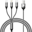 CAVO USB 3IN1 (MICRO/TYPE C/LIGHTING) 1.2MT