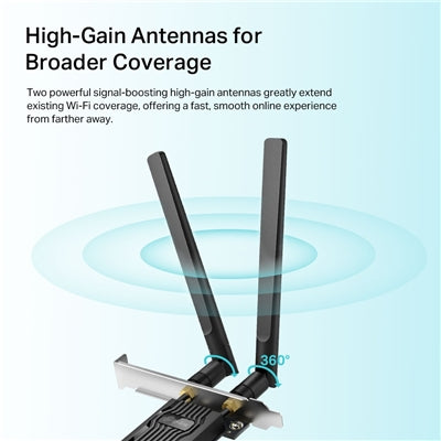 SK RETE WIFI + BLUETOOTH PCI-EXPRESS ARCHER TX20E AX1800 TP-LINK