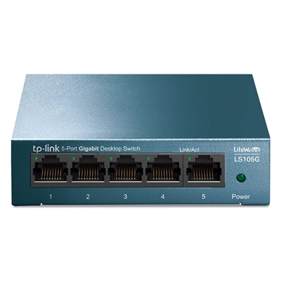 HUB SWITCH 5 PORTE GIGABIT LS105G METAL TP-LINK