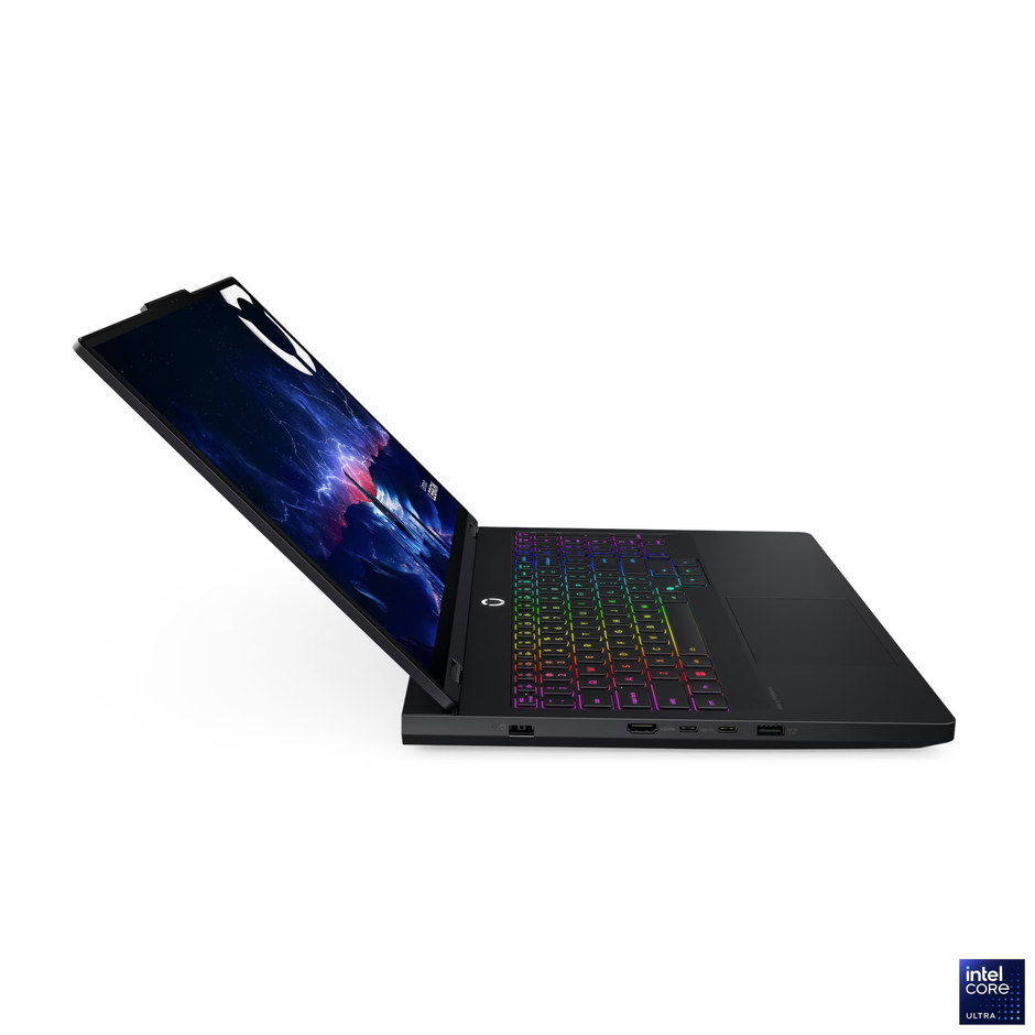 NOTEBOOK LENOVO LEGION PRO 5 ULTRA 7 255HX, 32GB RAM, 1TB SSD, 16.0 WQXGA OLED 165HZ, RTX 5060 8GB, ECLIPSE BLACK, WIFI 7, TASTIERA RGB, WINDOWS 11 HOME  PN:83F3004TIX