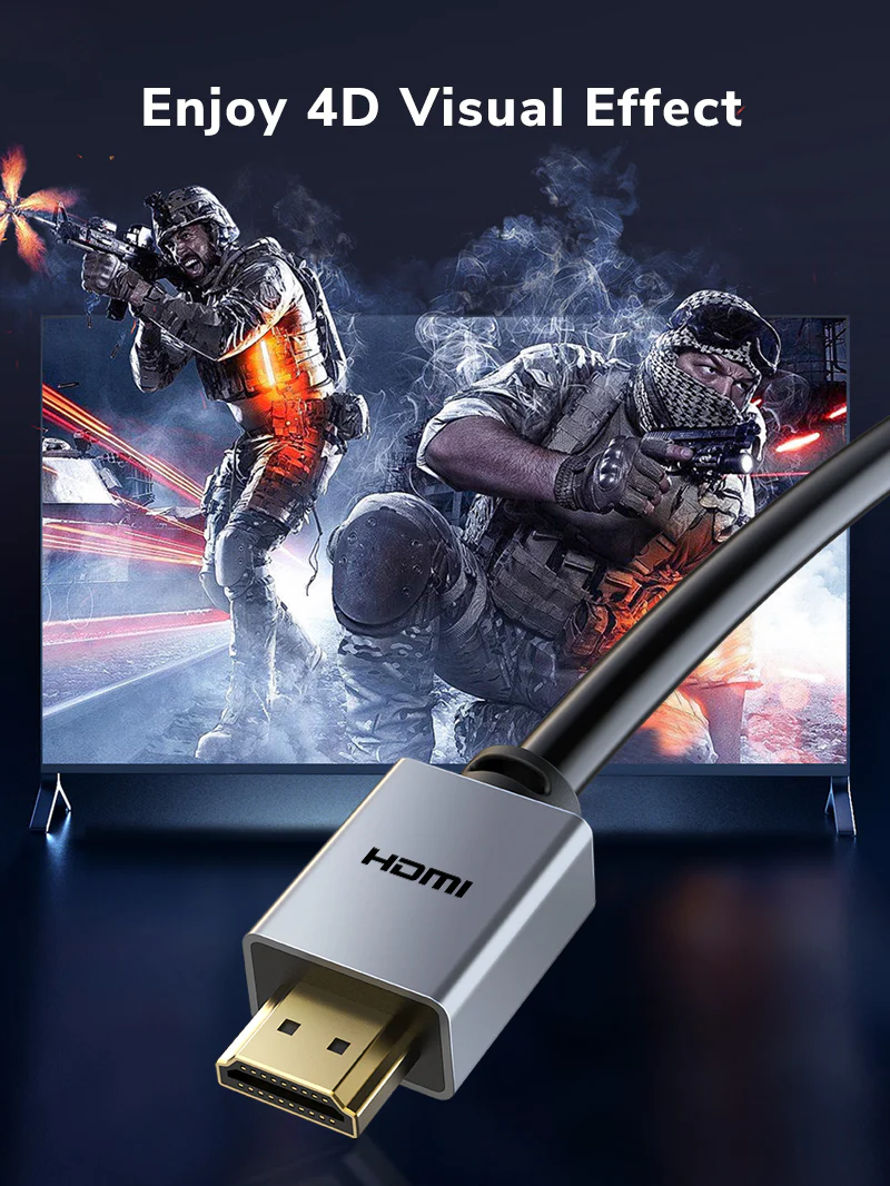 CAVO HDMI 2.0 3MT 4K/60HZ GOLD PLATED SPACE GRAY CABLETIME