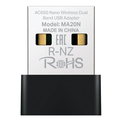 ADATTATORE WIFI USB NANO MA20N AC650 DUAL BAND MERCUSYS