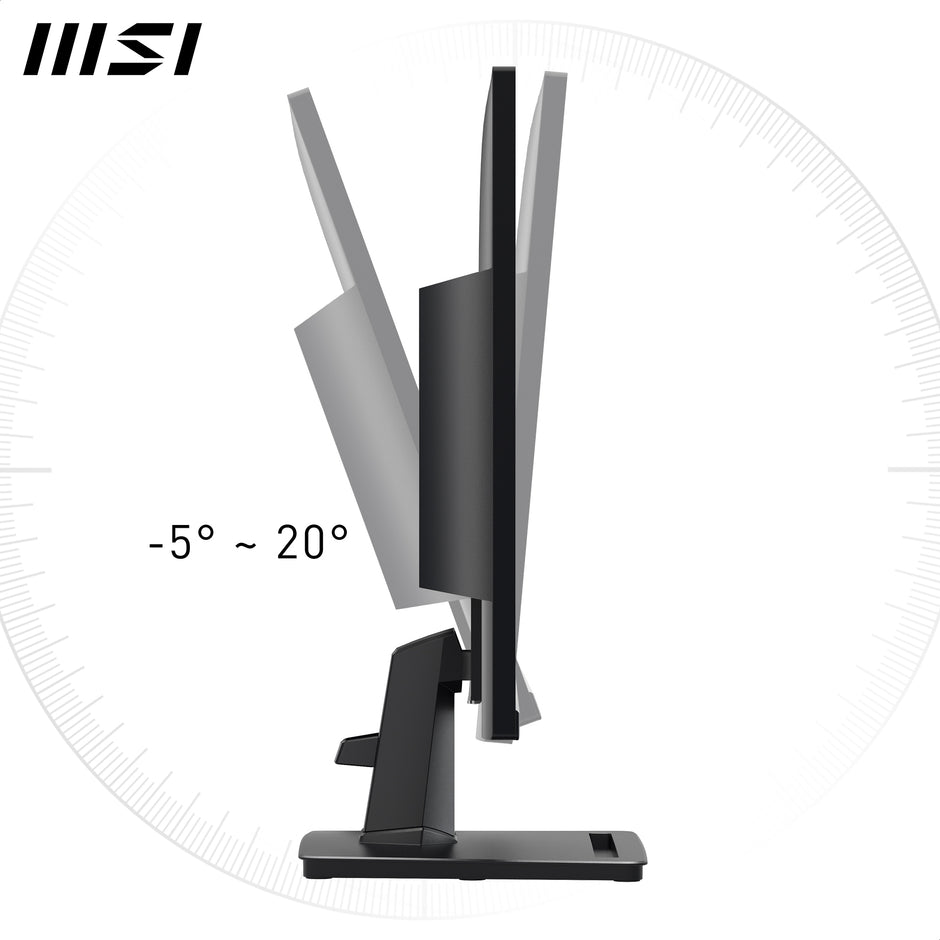 MONITOR MSI LED IPS 23,8 MP245G 100 Hz Full HD 4ms HDMI DP VGA Multimediale Black
