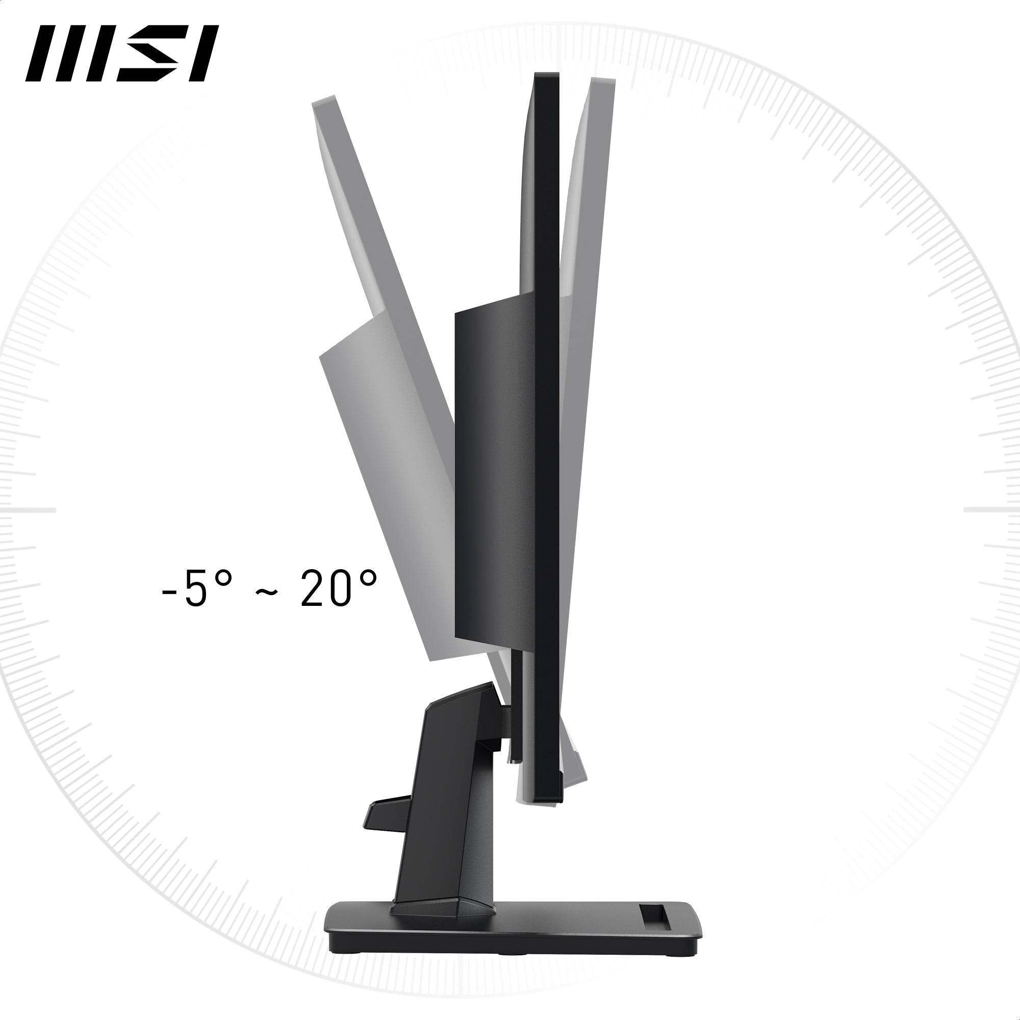 MONITOR MSI LED IPS 23,8 MP245G 100 Hz Full HD 4ms HDMI DP VGA Multimediale Black