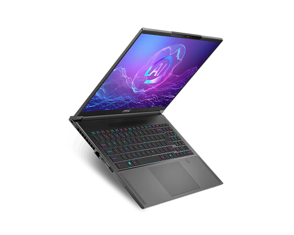 NOTEBOOK MSI CREATOR A16 AI+, CPU RYZEN AI 9 H 365, 32GB RAM, 1TB SSD, RTX 4050 6GB GDDR6, 16.0 OLED QHD+ 240HZ, WIFI 7, TASTIERA RGB, FREEDOS PN:A3HVEG-289XIT
