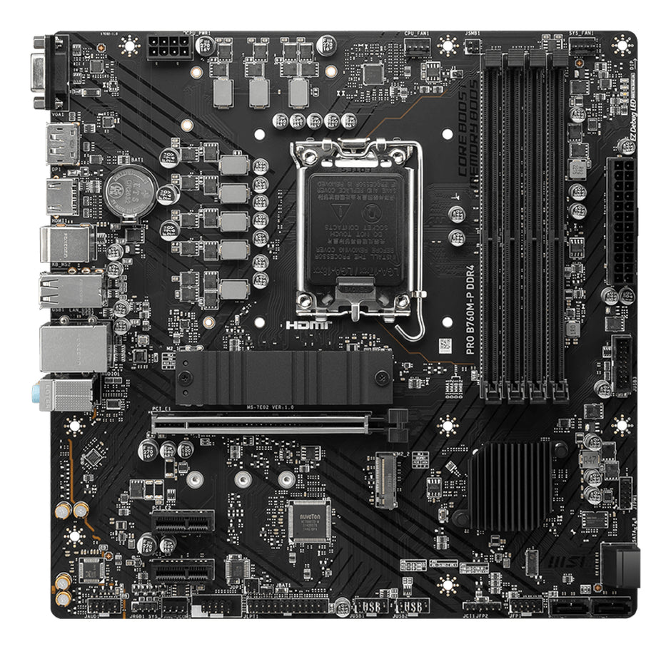 MOTHERBOARD MSI 1700 PRO B760M-P DDR4