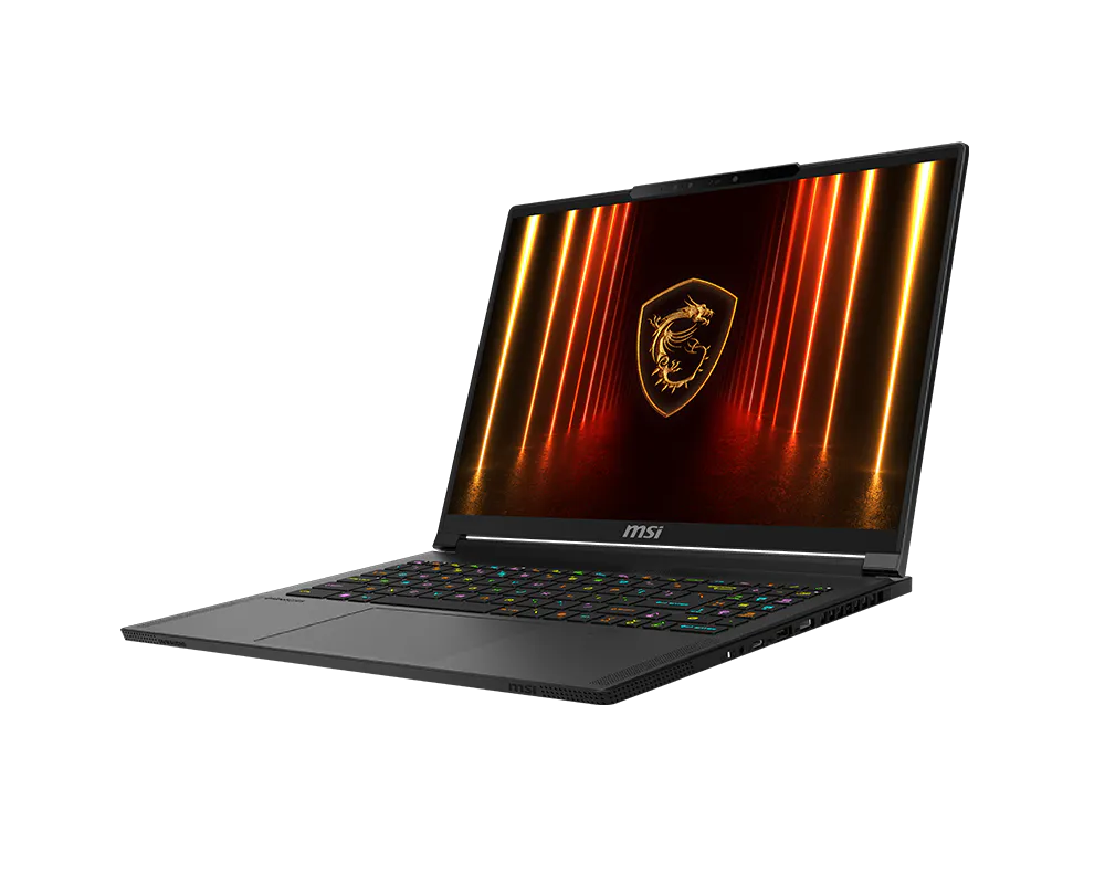 NOTEBOOK MSI STEALTH A16 AI+, CPU RYZEN AI 9 HX 370, 32GB RAM, 2TB SSD, RTX 5080 16GB GDDR7, 16.0 OLED QHD+ 240HZ, WIFI 7, TASTIERA RGB, WINDOWS 11 HOME PN:A3XWIG-056IT