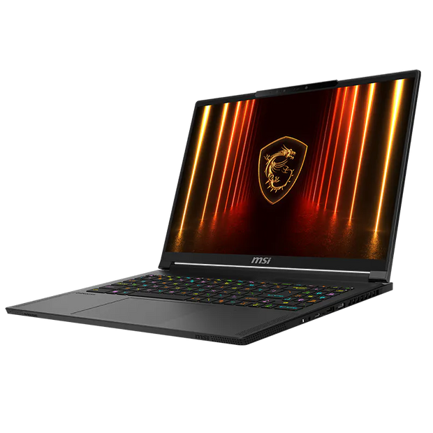 NOTEBOOK MSI STEALTH A16 AI+, CPU RYZEN AI 9 HX 370, 32GB RAM, 2TB SSD, RTX 5080 16GB GDDR7, 16.0 OLED QHD+ 240HZ, WIFI 7, TASTIERA RGB, WINDOWS 11 HOME PN:A3XWIG-056IT