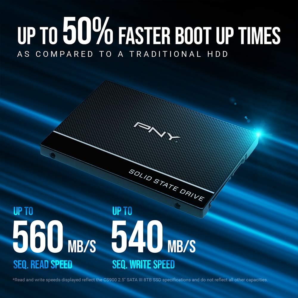 SSD INTERNO SATA3 2.5 250GB CS900 PNY