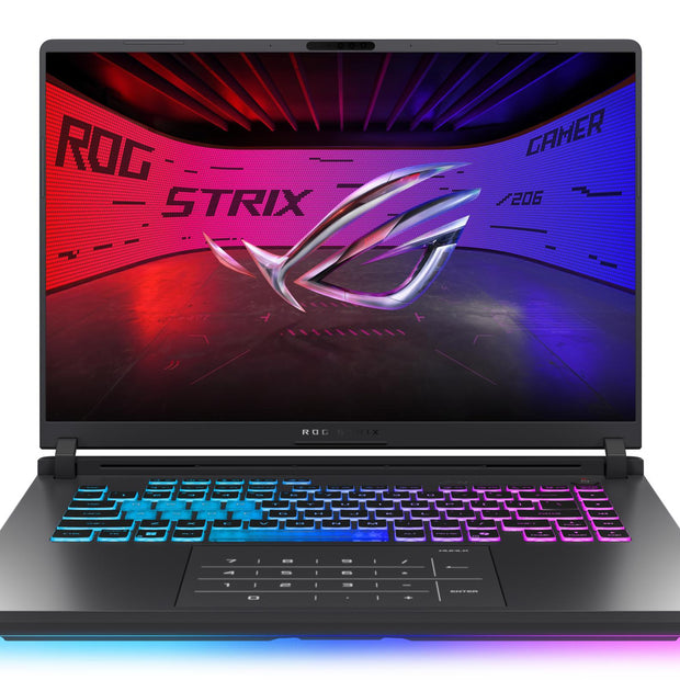 NOTEBOOK ASUS ROG STRIX G16 ULTRA 9 290HX PLUS 16GB RAM DDR5 1TB SSD GEFORCE 5060 8GB GDDR7 DISPLAY 16.0 WQXGA IPS 2.5K 300HZ WINDOWS 11 HOME PN:G615LM-TS321W