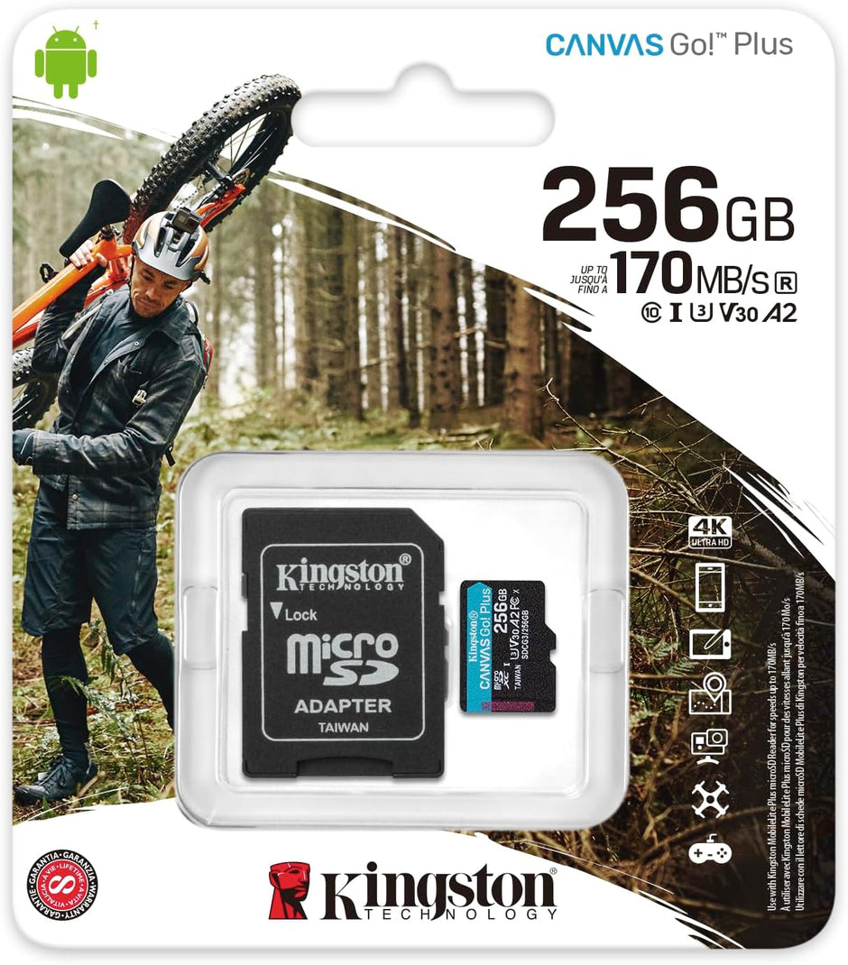 MICRO SD KINGSTON 256GB CLASS10 SDCS3/256GB