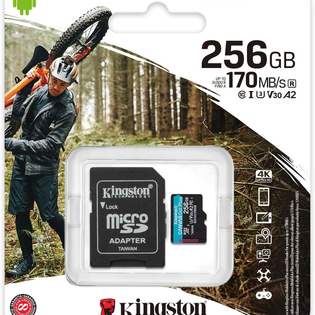 MICRO SD KINGSTON 256GB CLASS10 SDCS3/256GB