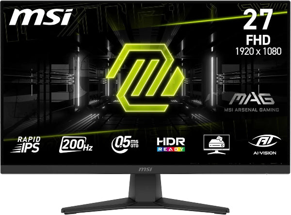 MONITOR MSI LED IPS 27 GAMING G272F 200HZ 0.5MS FULL-HD  HDMI/DP