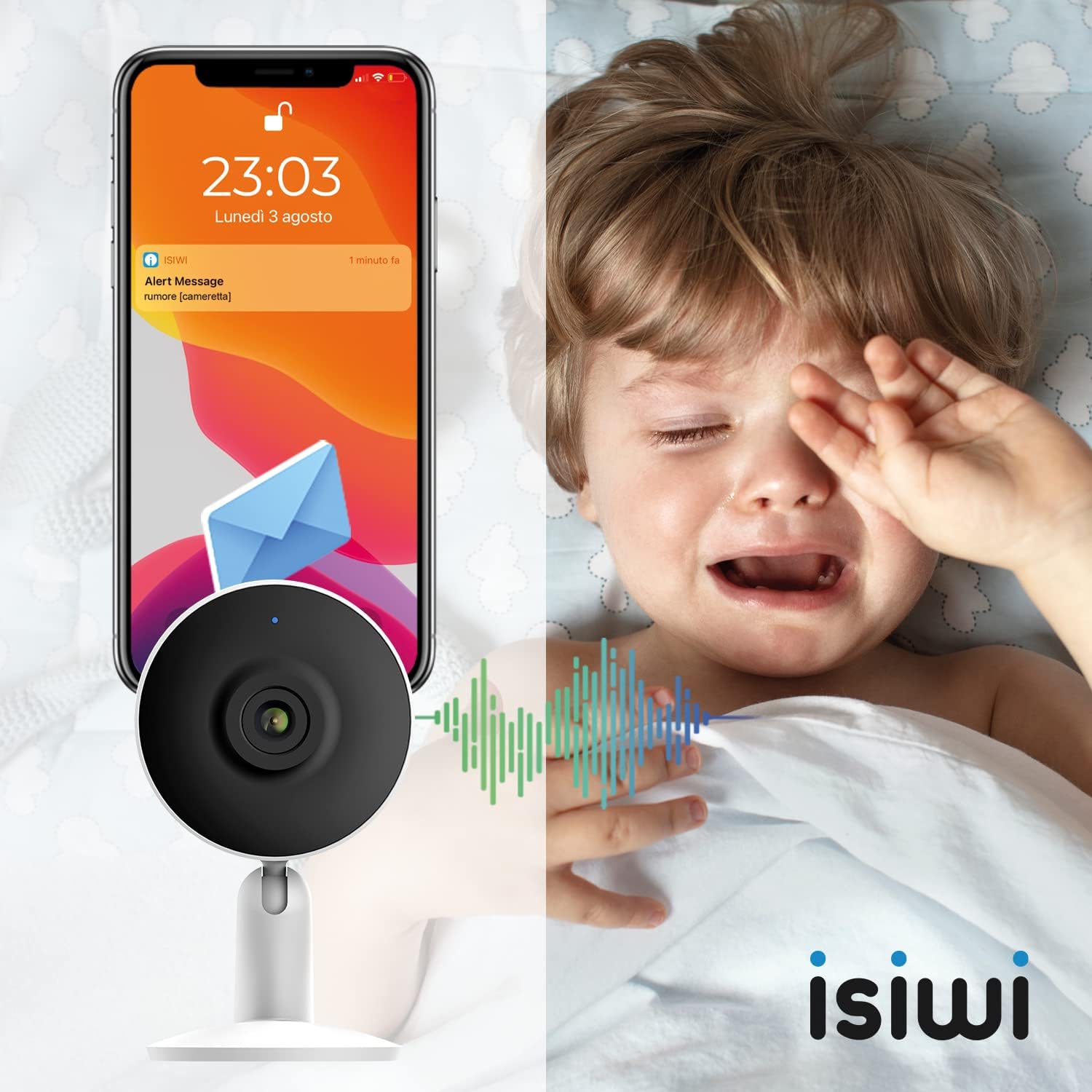 TELECAMERA WIFI ISIWI TINI 4MPX ISW-BFIT4M