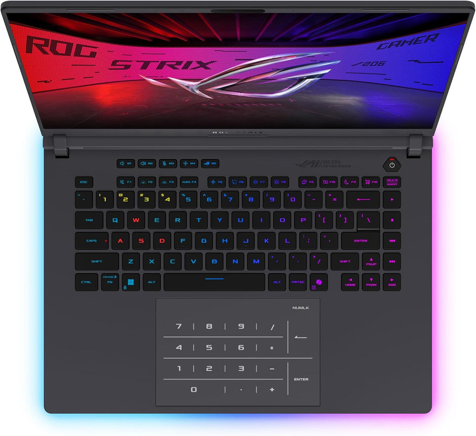NOTEBOOK ASUS ROG STRIX G16 IINTEL I7-14650HX 16GB RAM 1TB SSD RTX 5060 8GB 16.0 FHD+ IPS WUXGA WI-FI 7 BT 5.4  W11 HOME PN:G615JMR-RV016W