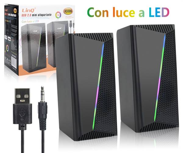 CASSE AUDIO 2.0 USB2.0 PN:A5006 LINQ