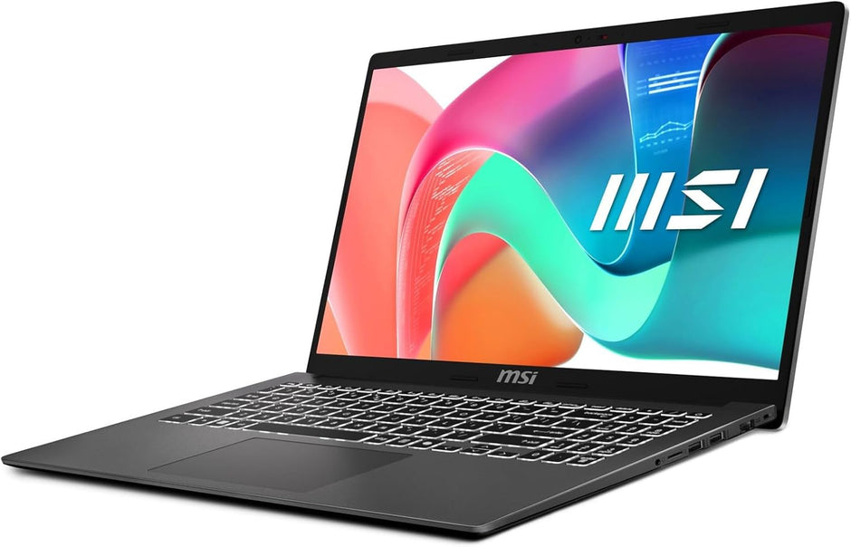 NOTEBOOK MSI MODERN CPU CORE 7 150U 16GB RAM DDR4 512GB SSD 15.6 IPS FHD TASTIERA RETROILLUMINATA FREEDOS GRAY PN:9S7-15S111-671