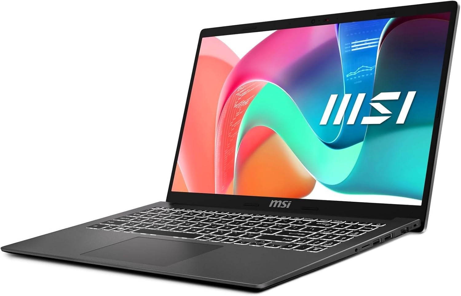 NOTEBOOK MSI MODERN CPU CORE 7 150U 16GB RAM DDR4 512GB SSD 15.6 IPS FHD TASTIERA RETROILLUMINATA FREEDOS GRAY PN:9S7-15S111-671