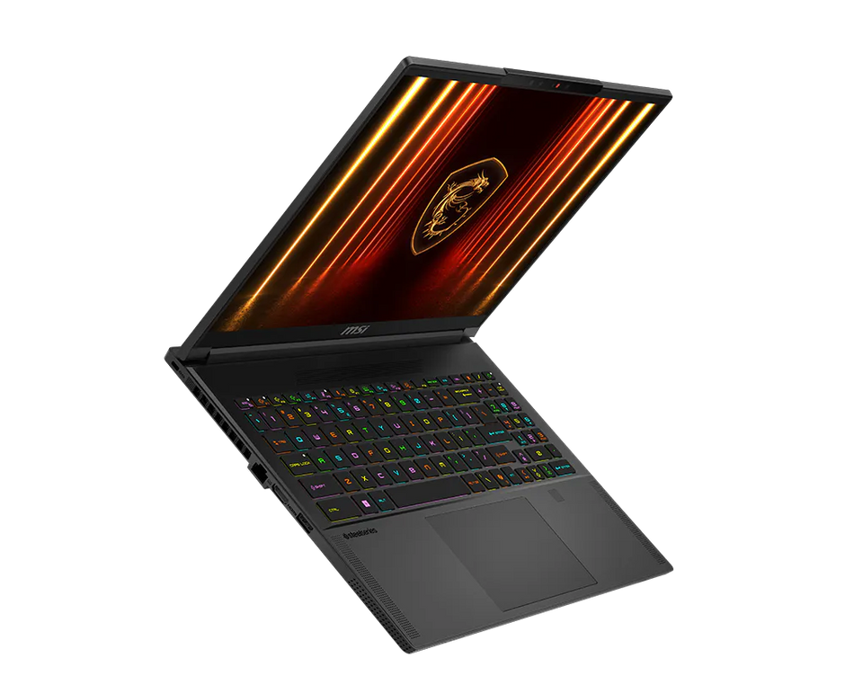 NOTEBOOK MSI STEALTH A16 AI+, CPU RYZEN AI 9 HX 370, 32GB RAM, 2TB SSD, RTX 5080 16GB GDDR7, 16.0 OLED QHD+ 240HZ, WIFI 7, TASTIERA RGB, WINDOWS 11 HOME PN:A3XWIG-056IT