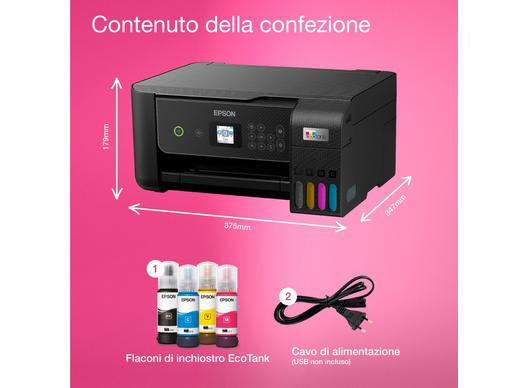 MULTIFUNZIONE INKJET ECOTANK ET-2870 A4 USB/WIFI