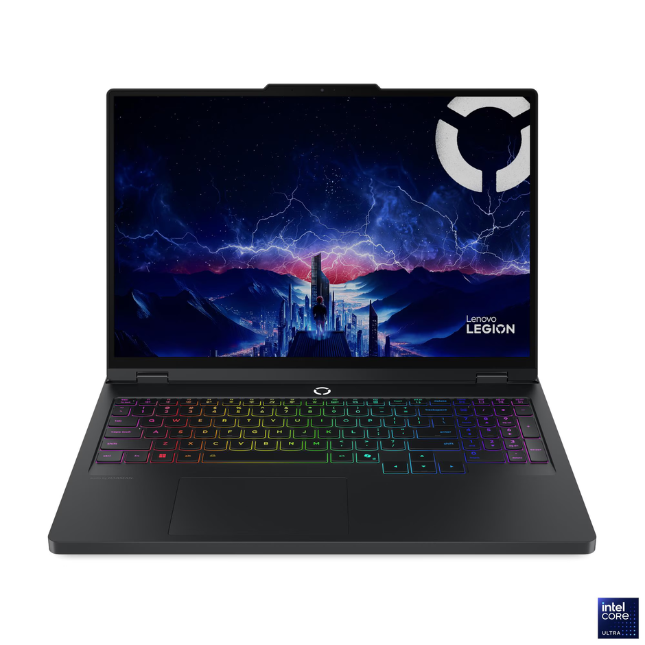 NOTEBOOK LENOVO LEGION PRO 5 ULTRA 7 255HX, 32GB RAM, 1TB SSD, 16.0 WQXGA OLED 165HZ, RTX 5060 8GB, ECLIPSE BLACK, WIFI 7, TASTIERA RGB, WINDOWS 11 HOME  PN:83F3004TIX