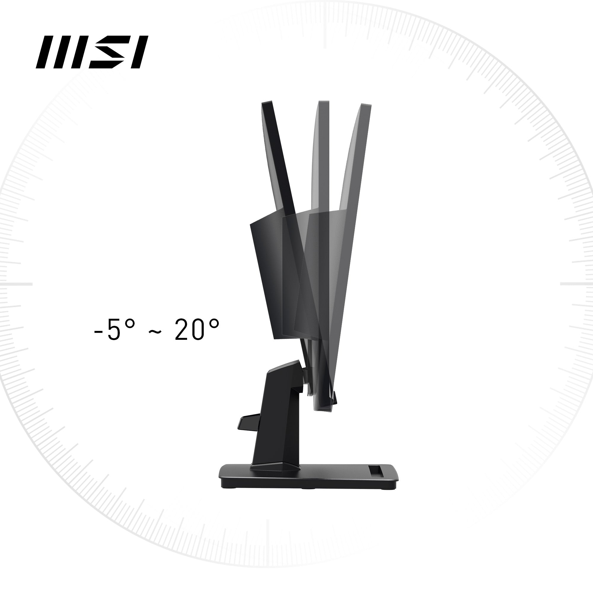 MONITOR MSI LED IPS 24.5 MP251 100 Hz Full HD 1ms HDMI VGA Multimediale Black
