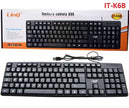 TASTIERA USB NERA PN:IT-K6B LINQ