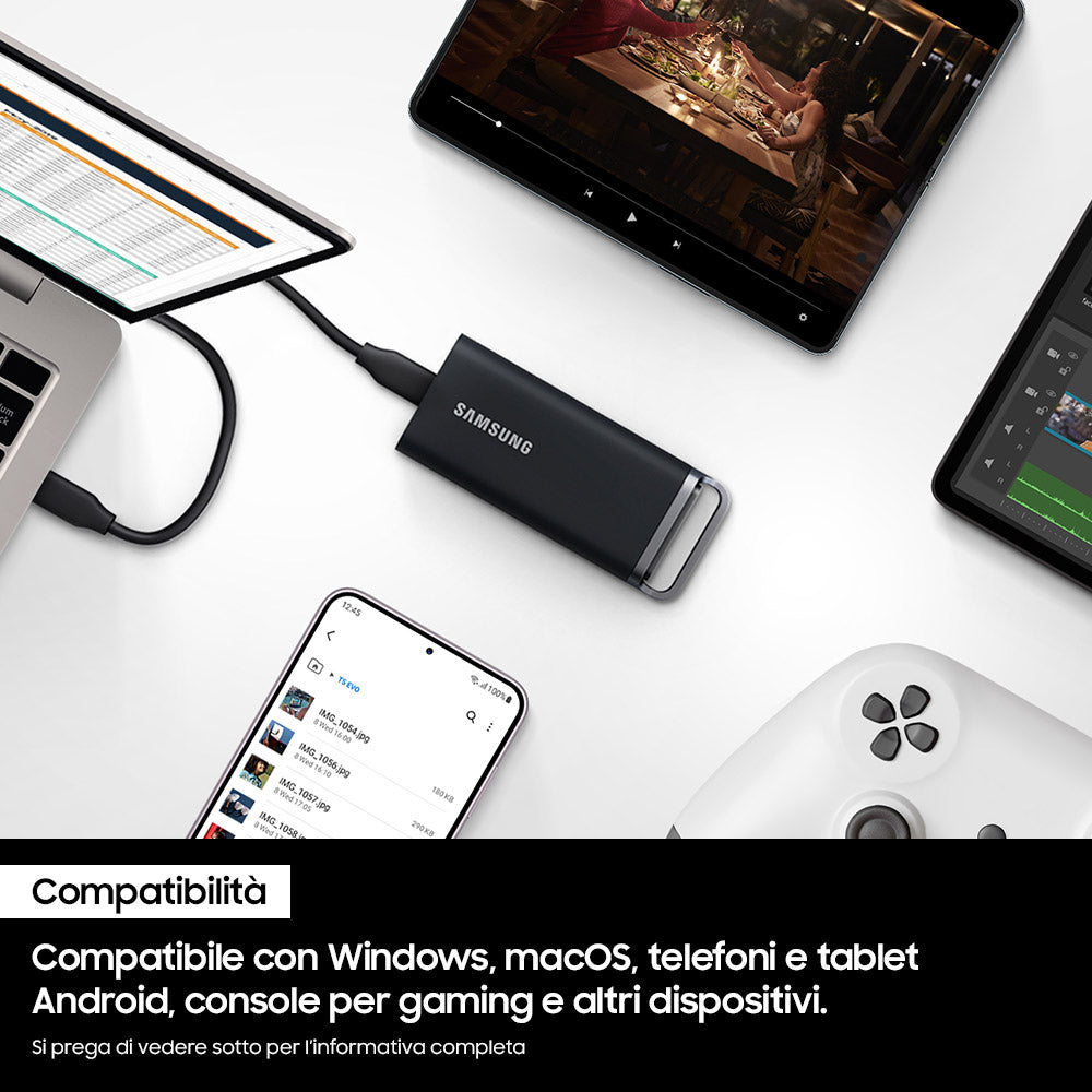 SSD ESTERNO 2TB SAMSUNG MU-PH2TOS-EU