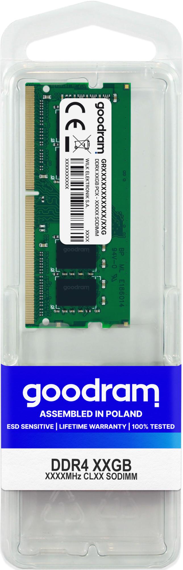 SO-DIMM DDR4 32GB 3200MHZ GR3200S464L22/32GB GOODRAM CL22