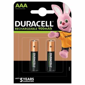 BATTERIA MINISTILO RICARICABILE 900MAH DURACELL 2PZ