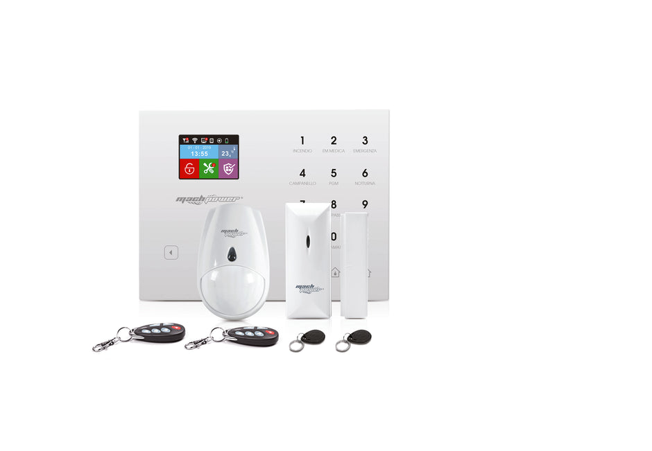 CENTRALE ALLARME MACH POWER TOUCH WIFI+FILARE GSM