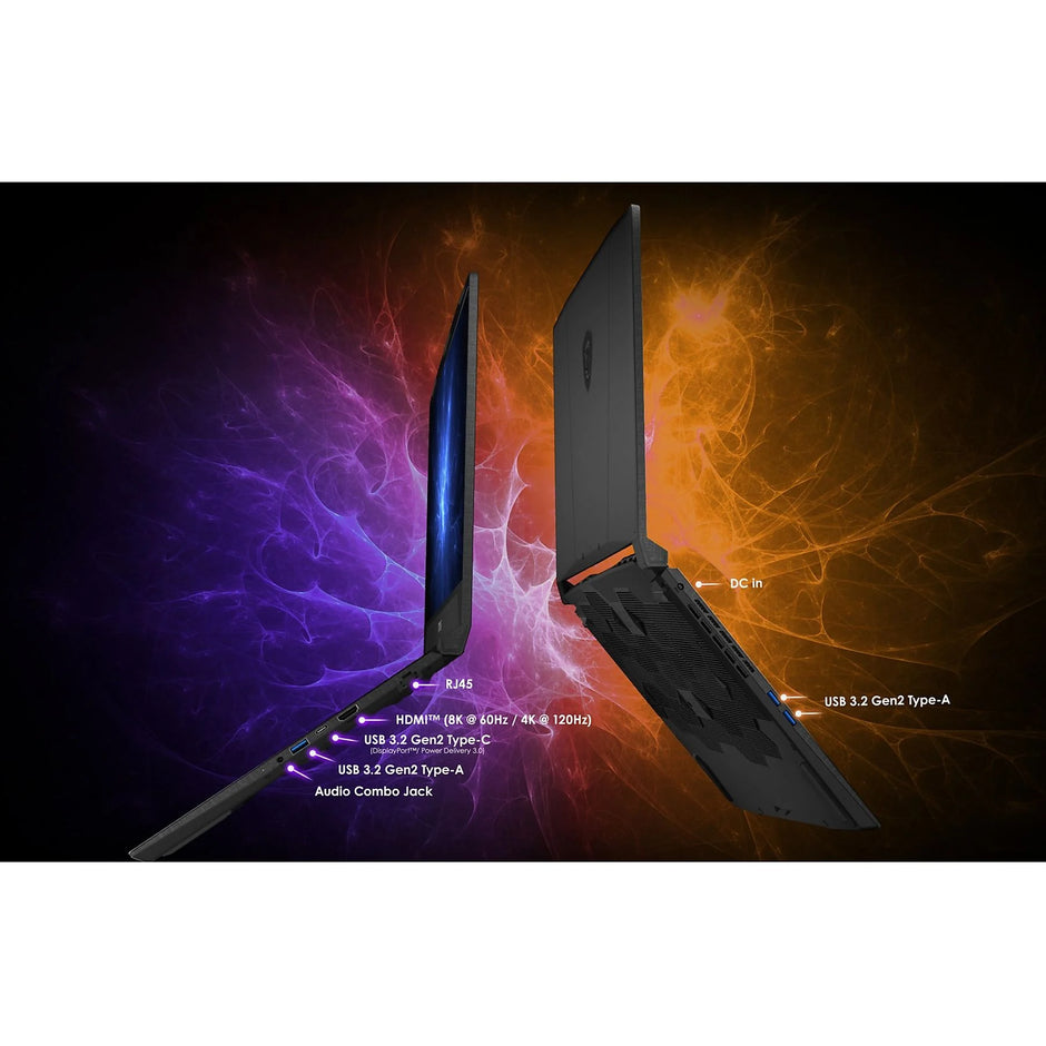 MSI Notebook Gaming Katana 17 B14WFK-020IT, Cpu Intel I7-14650HX, RAM 16Gb, 1Tb SSD, 17.3 QHD, GeForce RTX 5060 8GB GDDR7, Windows 11 Home,Tastiera Retroilluminata RGB.