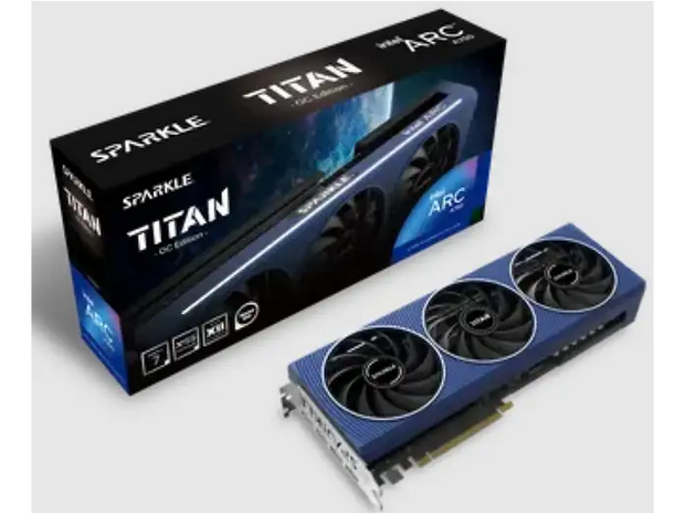 SCHEDA VIDEO INTEL SPARKLE A750 TITAN OC EDITION 8GB GDDR6