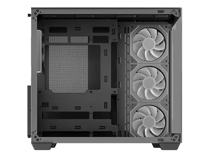 CASE CG530 BLACK (2 PANNELLI VETRO E 4 FAN ARGB) DEEPCOOL