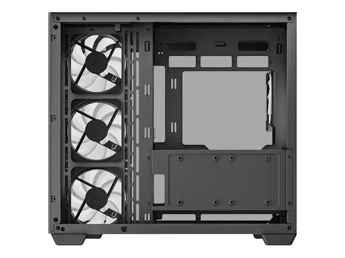 CASE CG530 BLACK (2 PANNELLI VETRO E 4 FAN ARGB) DEEPCOOL